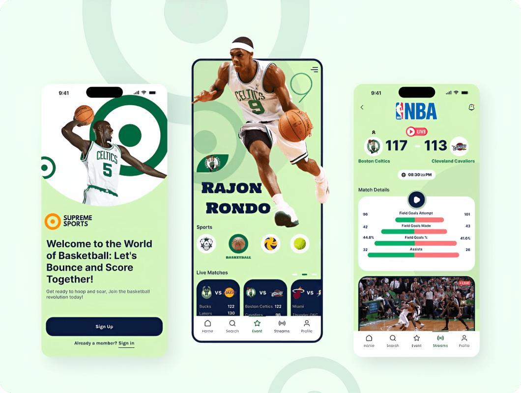 Basketball betting app development